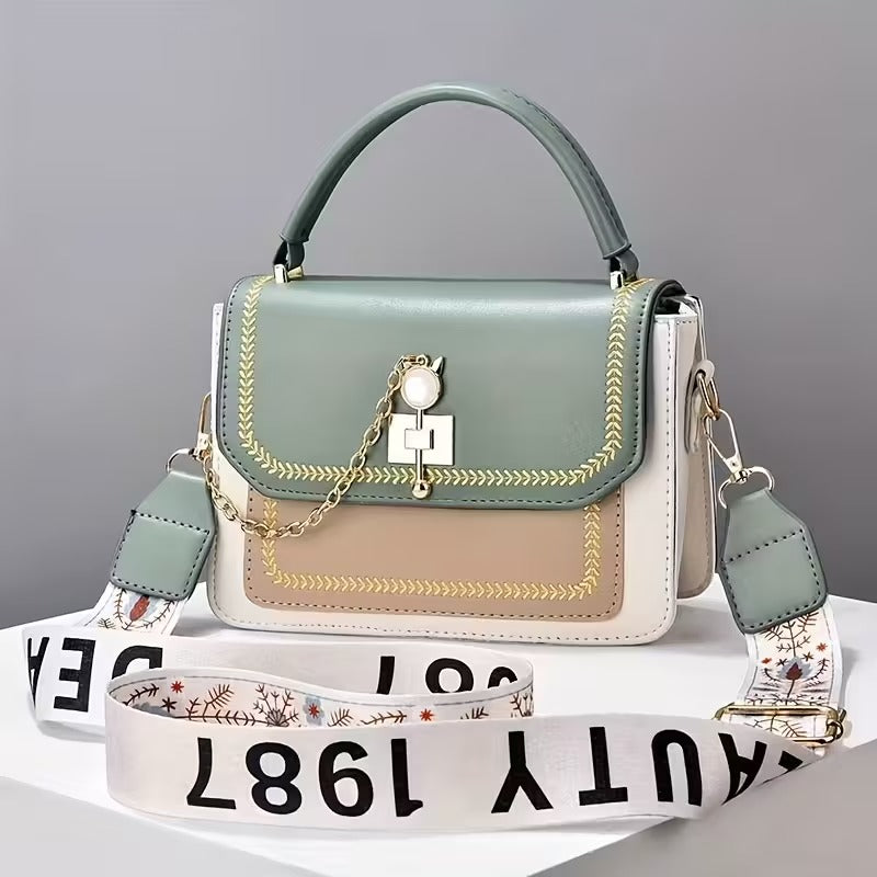 Handbag for Women, Trendy Small Square Bag, Fashionable Crossbody Bag, Versatile Shoulder Bag in Korean Style