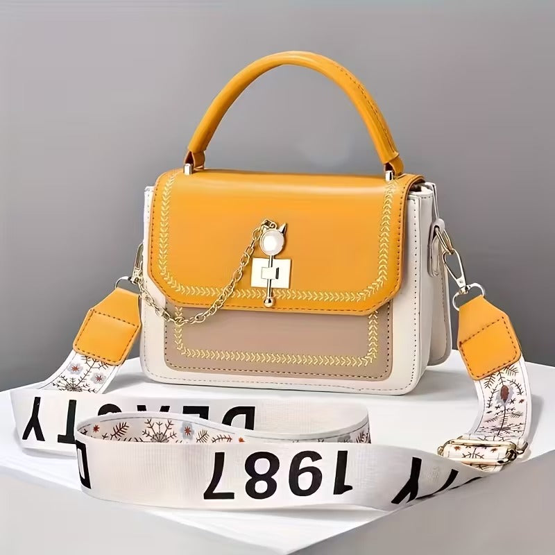Handbag for Women, Trendy Small Square Bag, Fashionable Crossbody Bag, Versatile Shoulder Bag in Korean Style