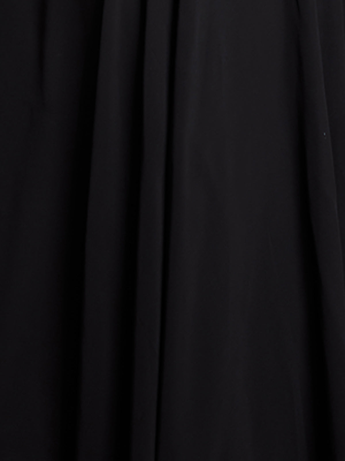Black Georgette Solid Stitched Lehenga Choli