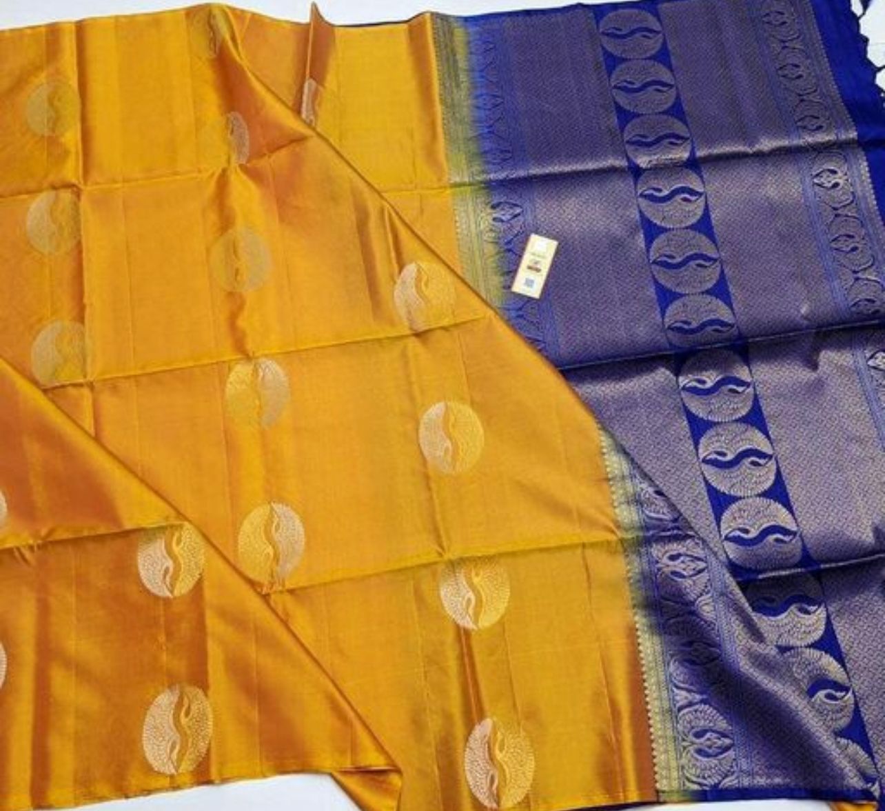 Marvellous Mustard Soft Silk Saree With Flattering Blouse Piece