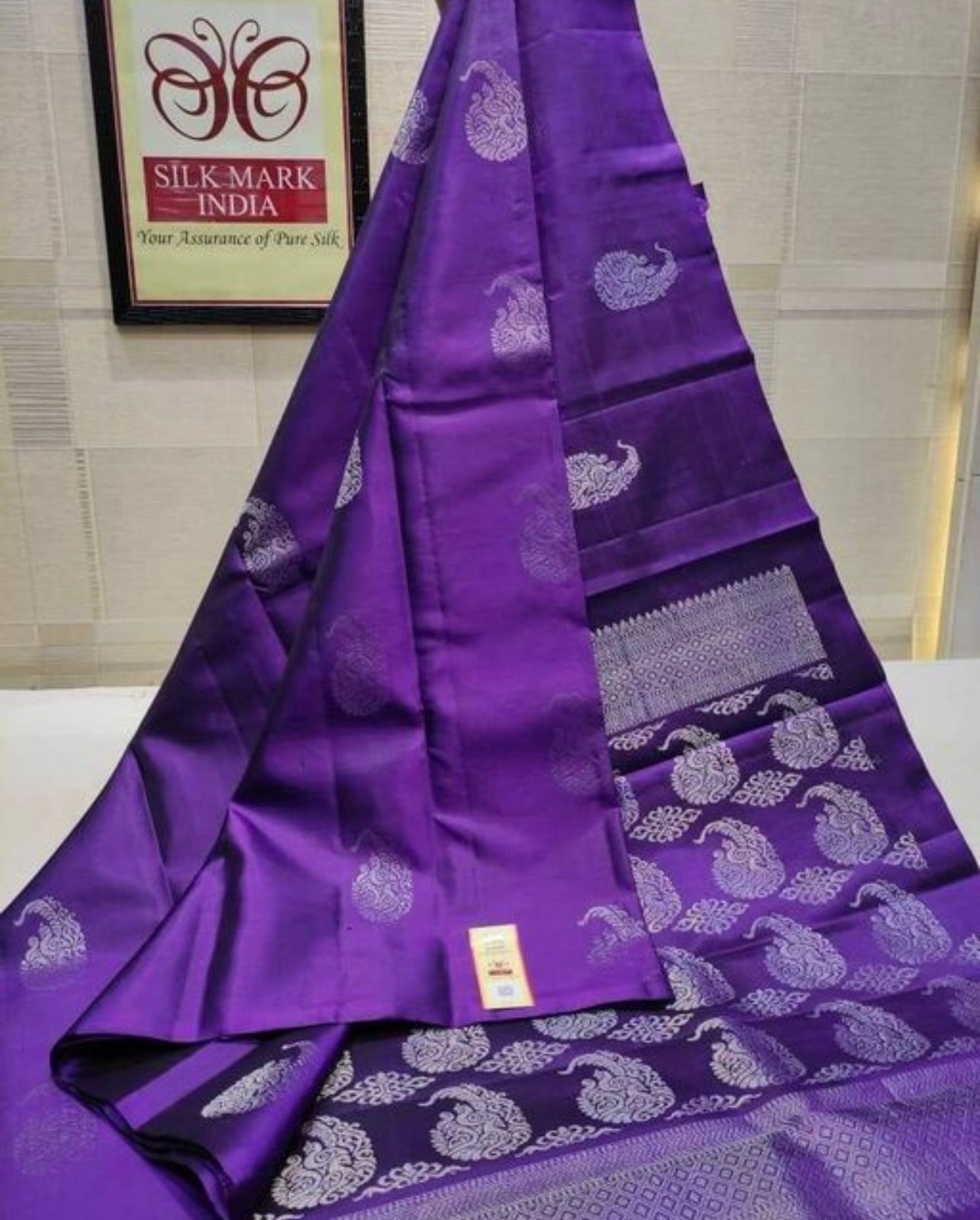 Refreshing Purple Soft Silk Saree With Dazzling Blouse Piece