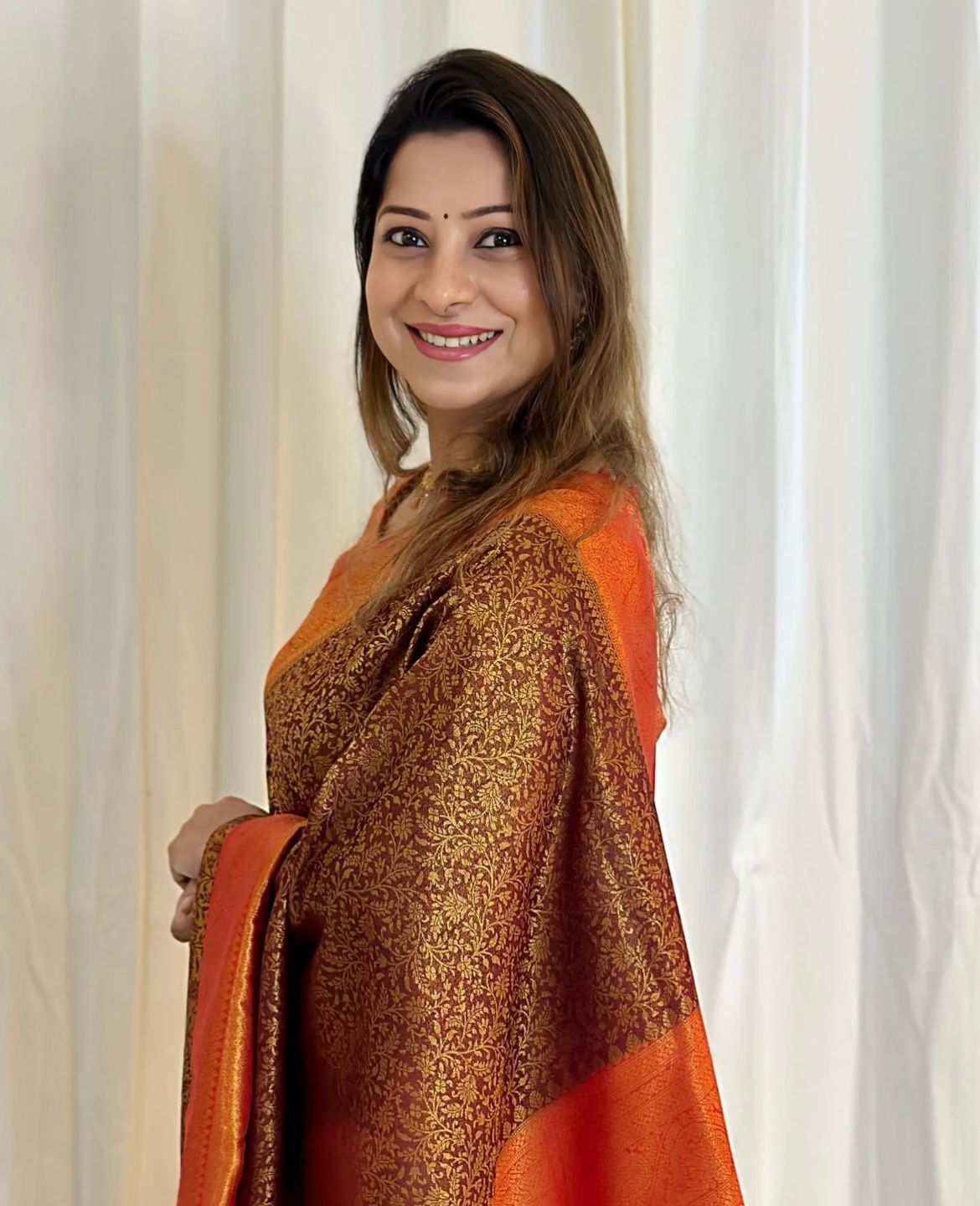 Transcendent Brown Soft Silk Saree With Incomparable Blouse Piece