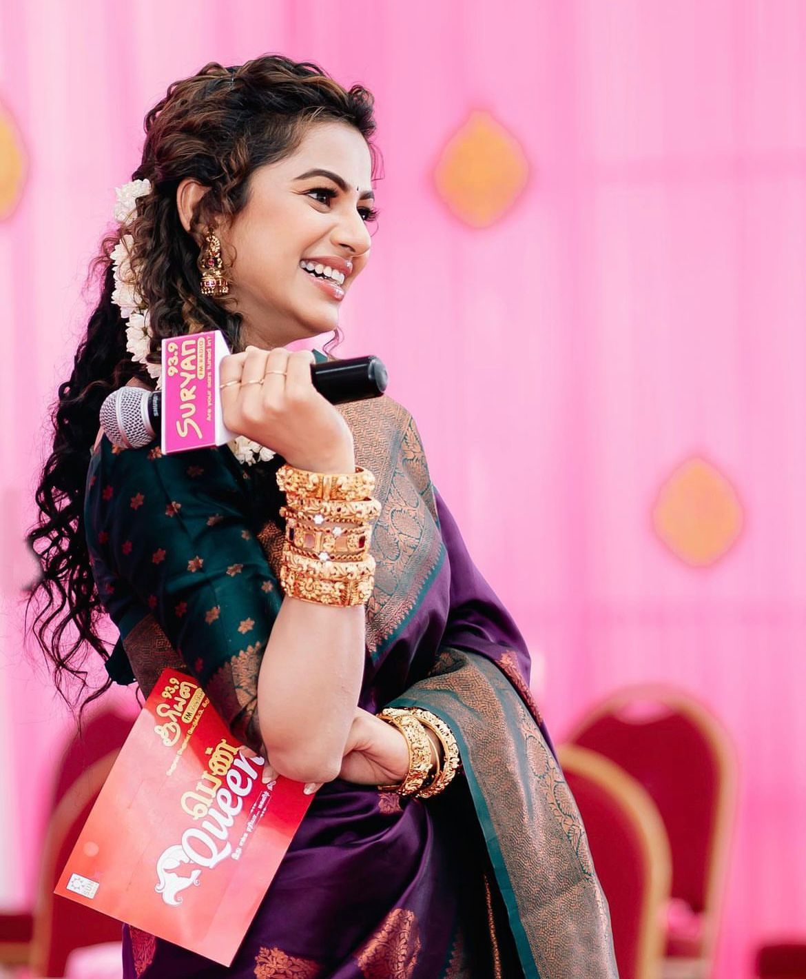 Enchanting Purple Soft Silk Saree With Snazzy Blouse Piece