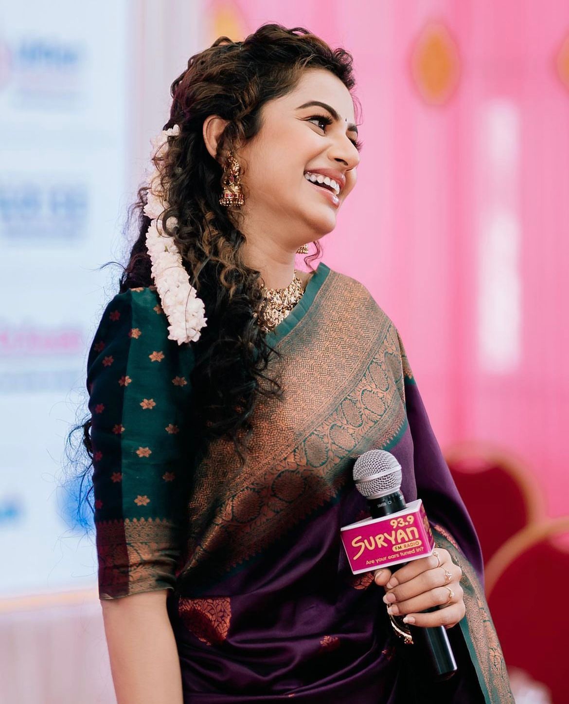 Enchanting Purple Soft Silk Saree With Snazzy Blouse Piece