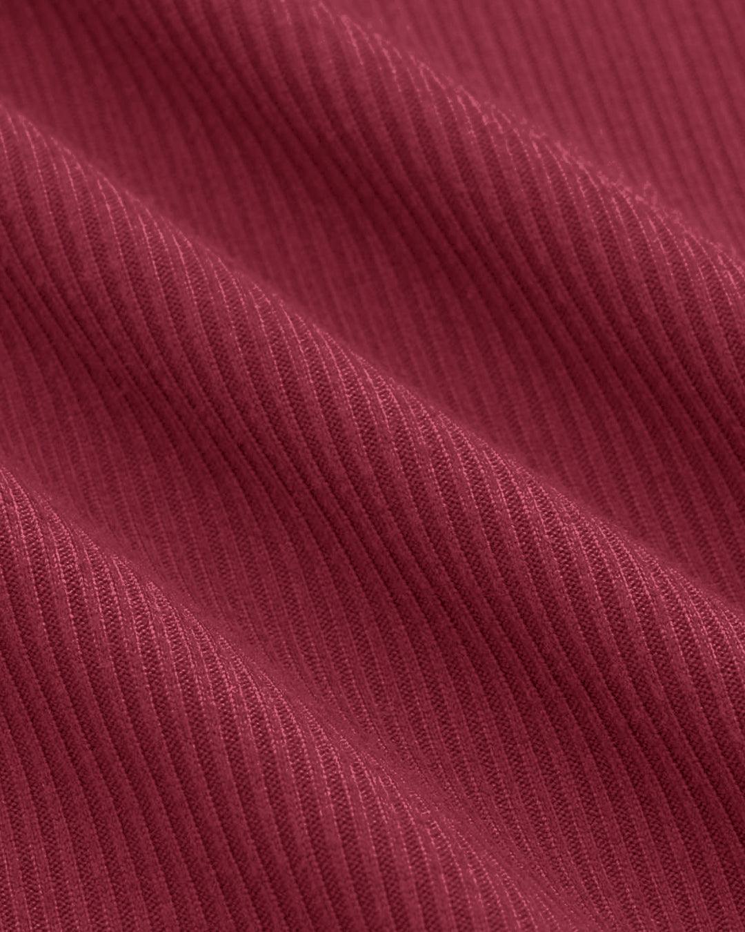 Asymmetrical Neck Ruffle Mini Dress In Maroon