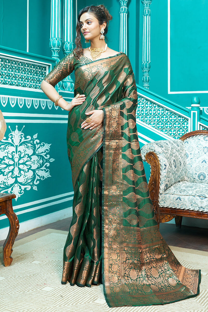 Super classy Maroon Soft Banarasi Silk Saree With Super  Blouse Piece