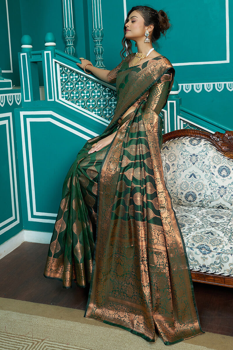Super classy Maroon Soft Banarasi Silk Saree With Super  Blouse Piece