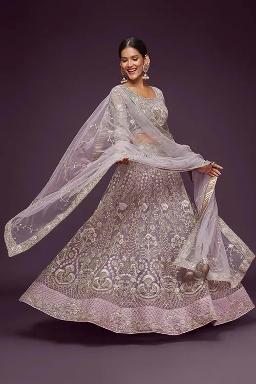 Dusky Orchid Lehenga Choli  Bridal Wear Collection