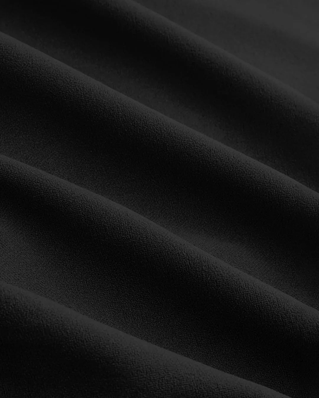 Black One-Shoulder Draped Scarf Top