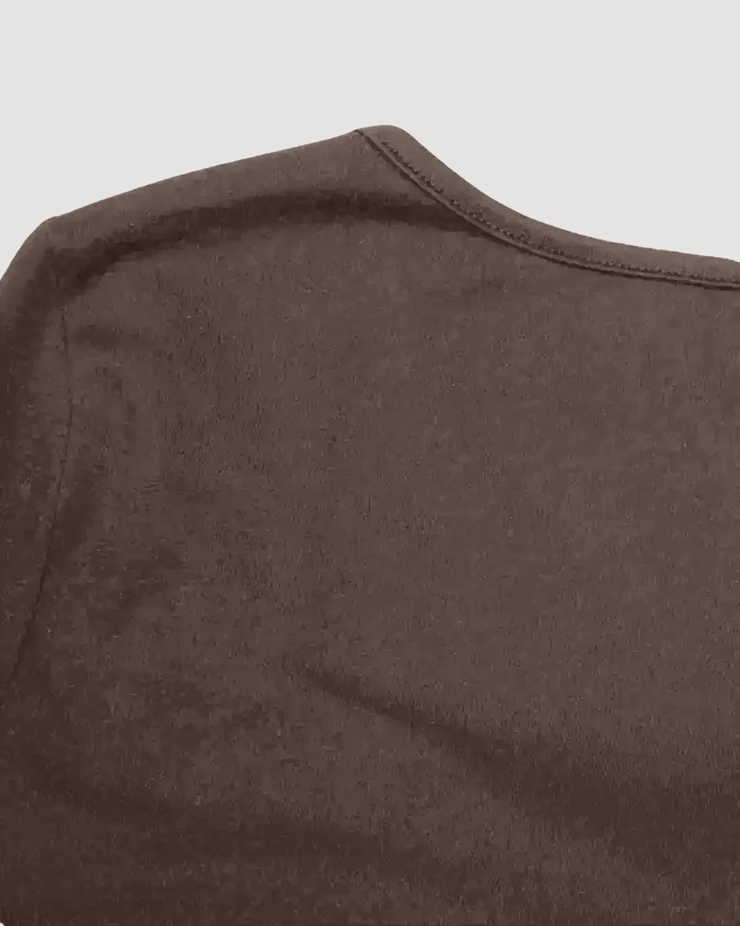 Boat Neck Ruched Stretch Top in Coca
