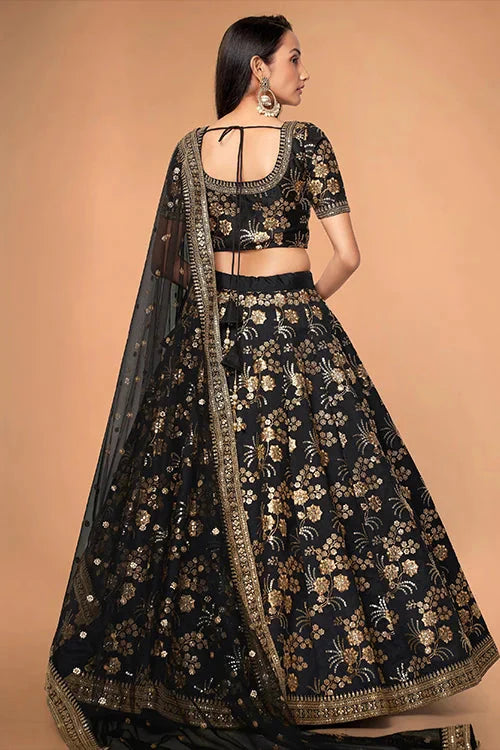 Buy Latest Black Lehenga Choli Online at Clothsvilla