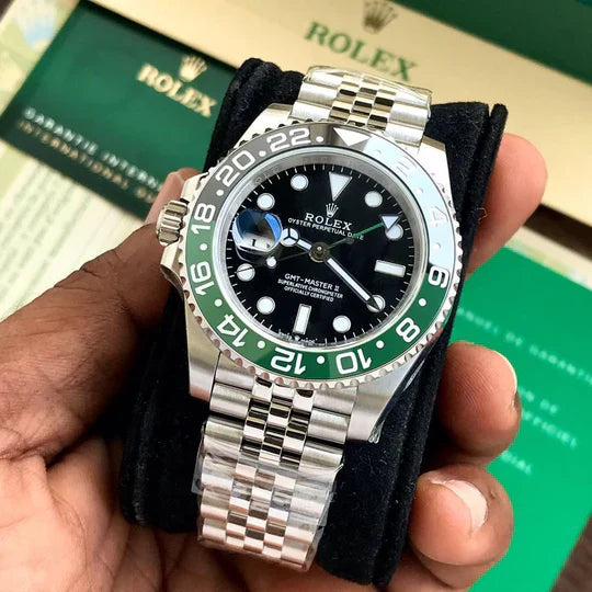 Role_x Gmt Master Green Watch