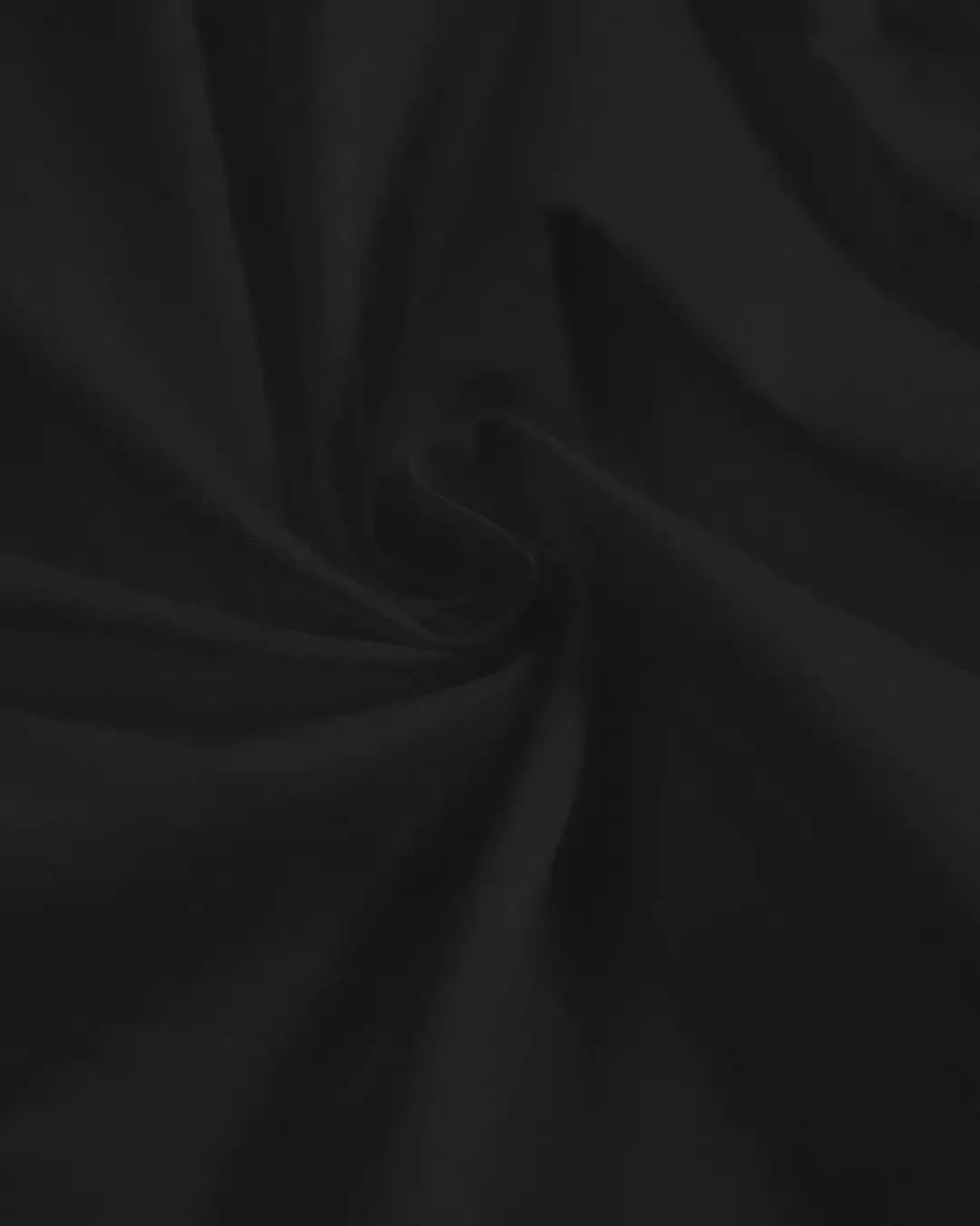 Collar Solid Pleated Zipper Long Sleeve Black Shirt