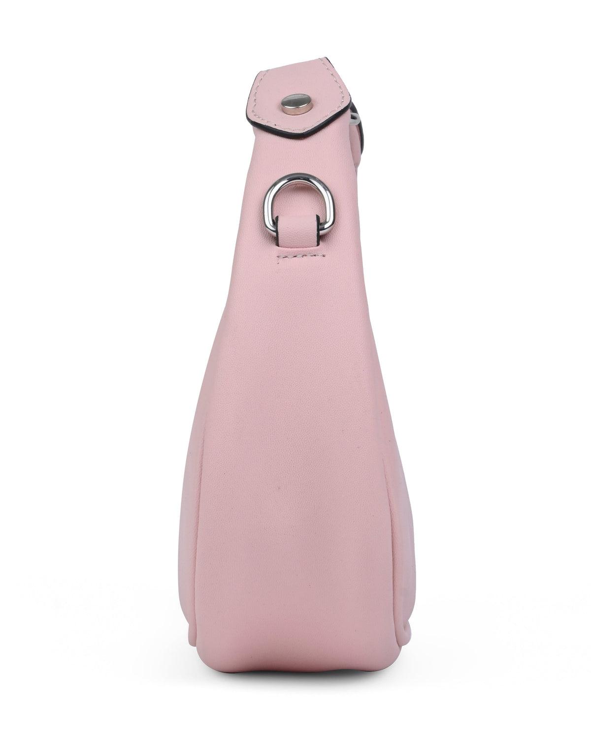 Stylish Crescent Carry Sling Bag in Baby Pink