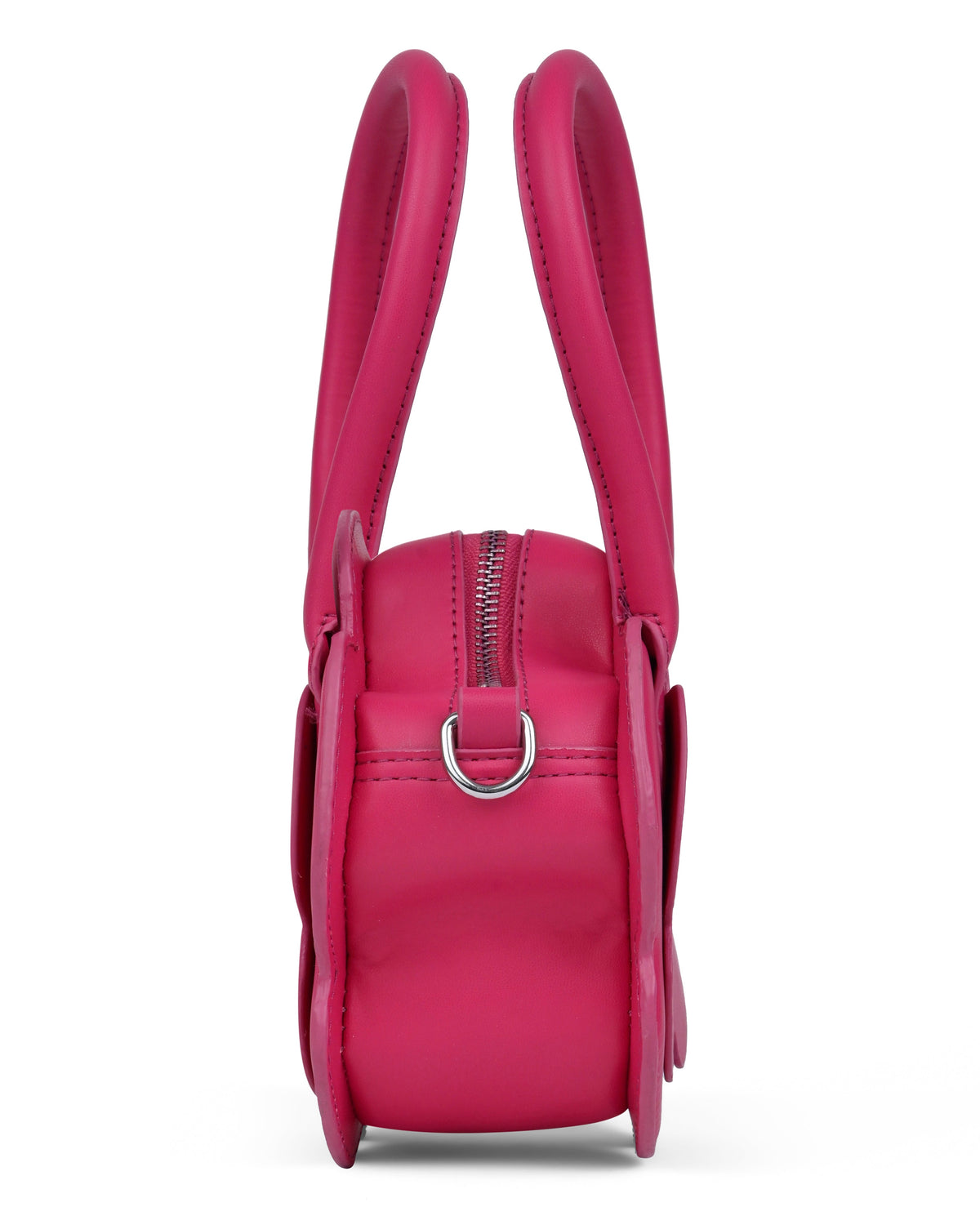 Floral Shape Mini Crossbody Sling Bag in Hot Pink