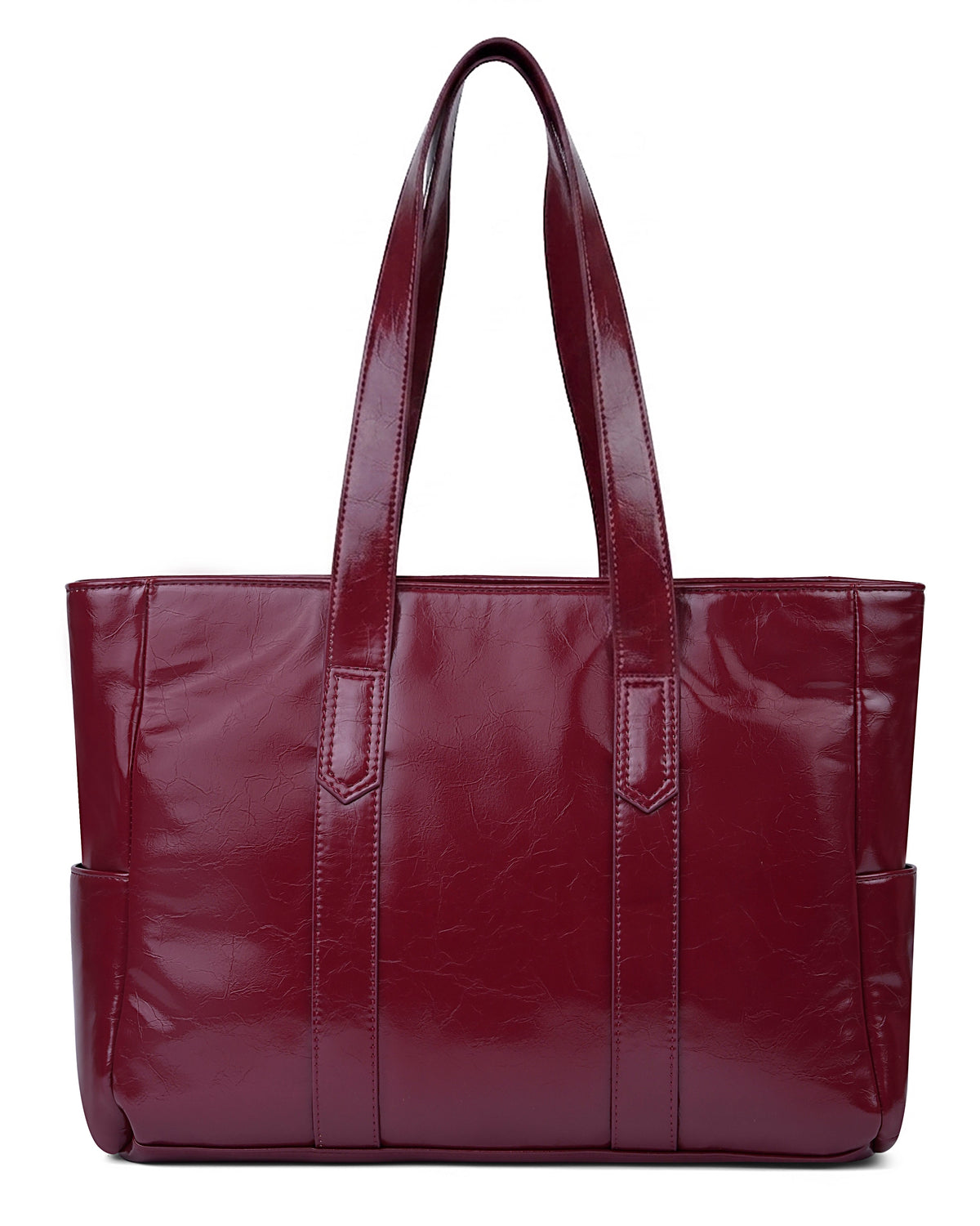Versatile Large Capacity Tote Bag in Cherry Red