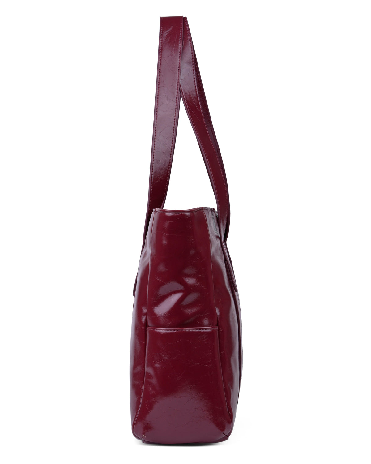 Versatile Large Capacity Tote Bag in Cherry Red