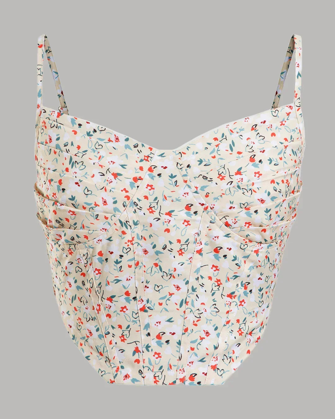 Floral Print Spaghetti Strap Cami Top