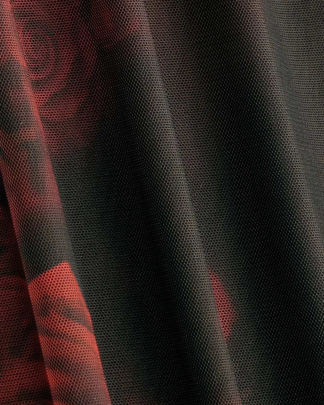 Floral Ruched Mesh Maxi Dress