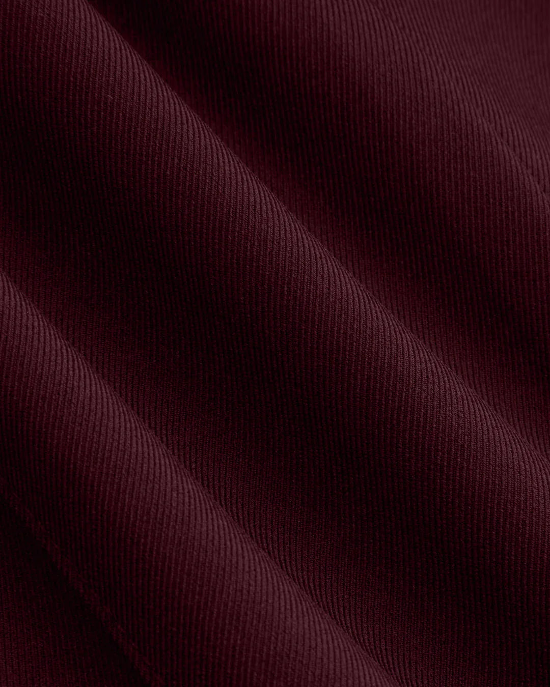 Half Zip Pleated Top in Maroon