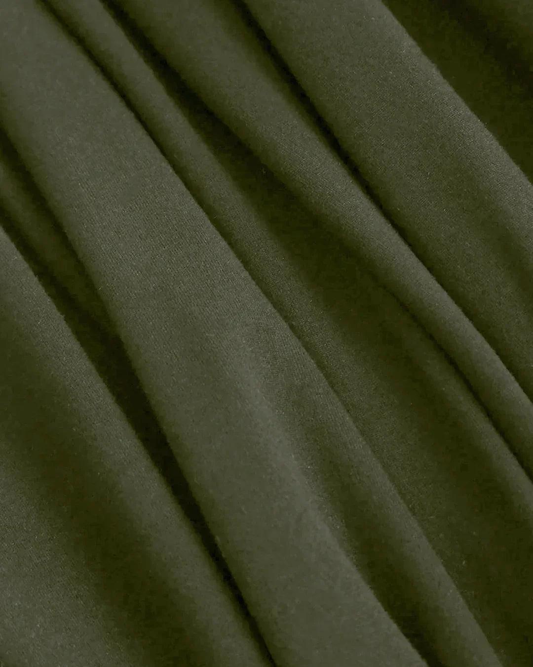 Halter Cowl Neck Wide Leg Jumpsuit in Green