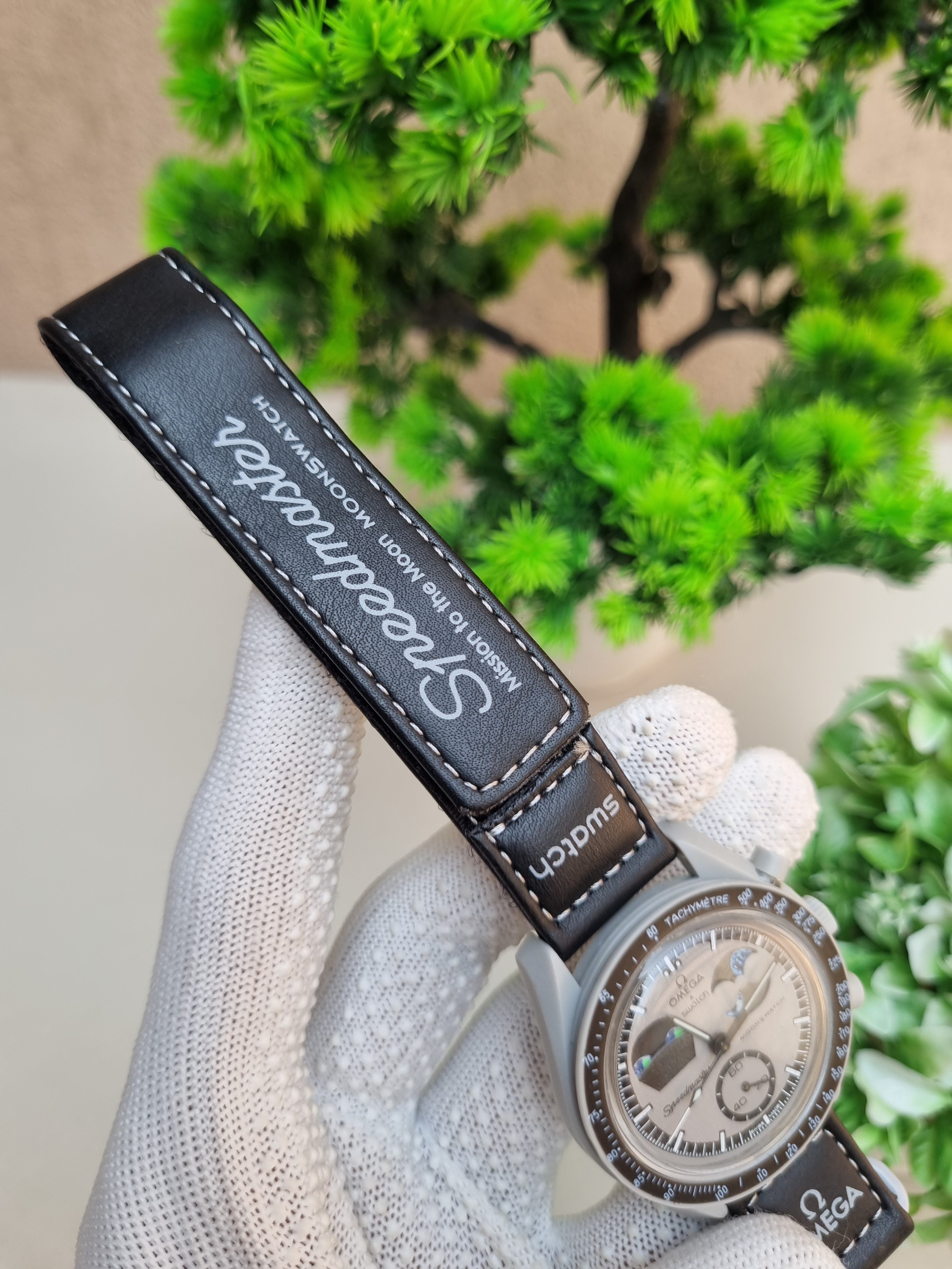 Omeg_a Sun-Moon Gray Watch