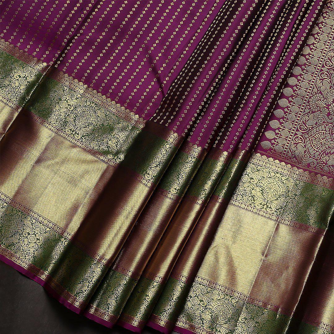 Refreshing Purple Soft Banarasi Silk Saree With Dazzling Blouse Piece