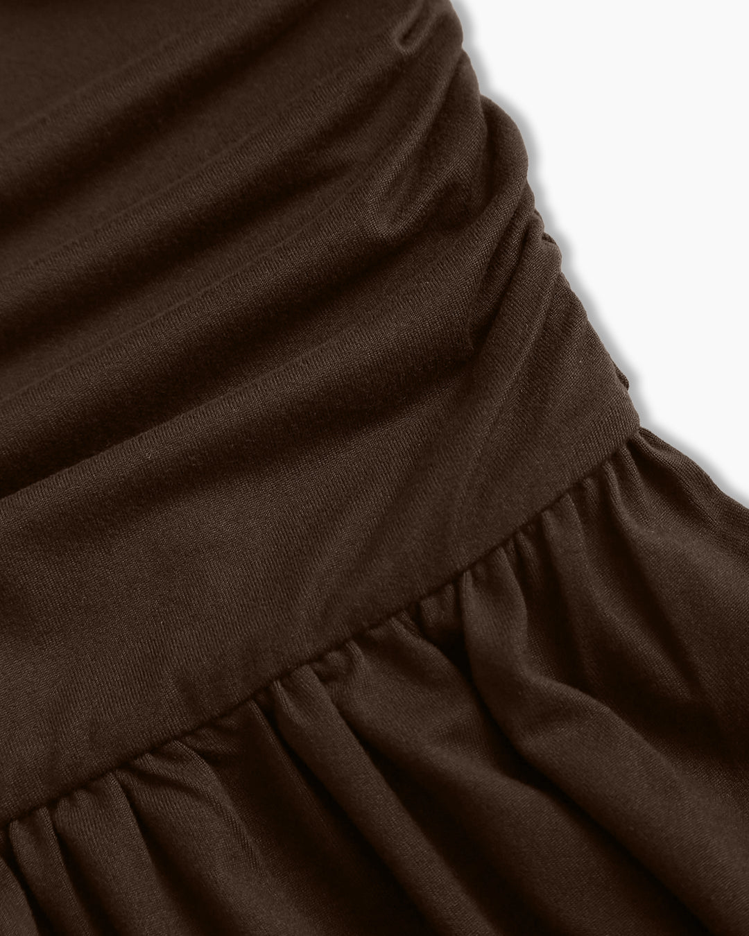 Lace Trim Sleeveless Wide Leg Jumpsuit in Chocolate Brown
