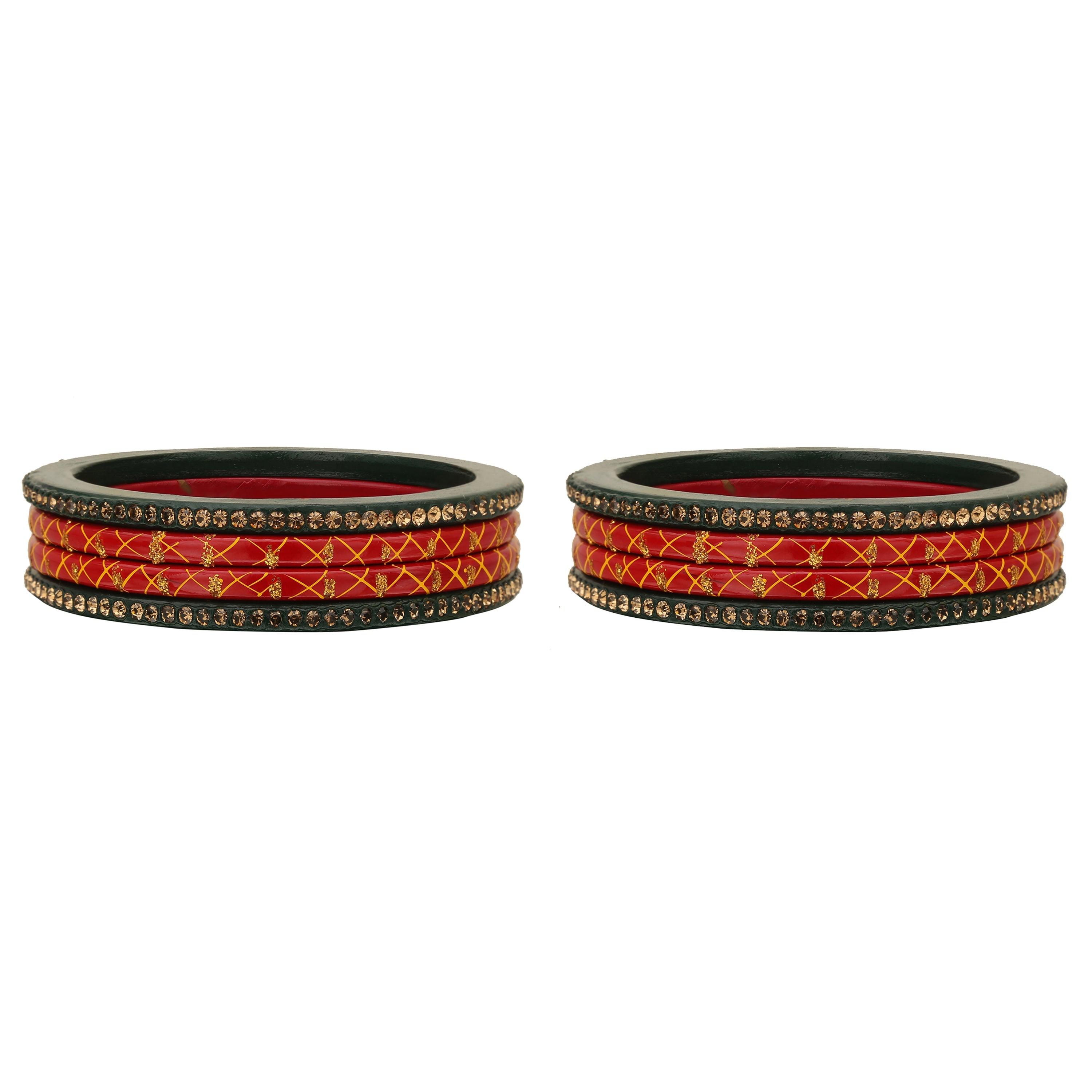 Sukriti Traditional Partywear Lac Wedding Bangles for Women – Set of 8