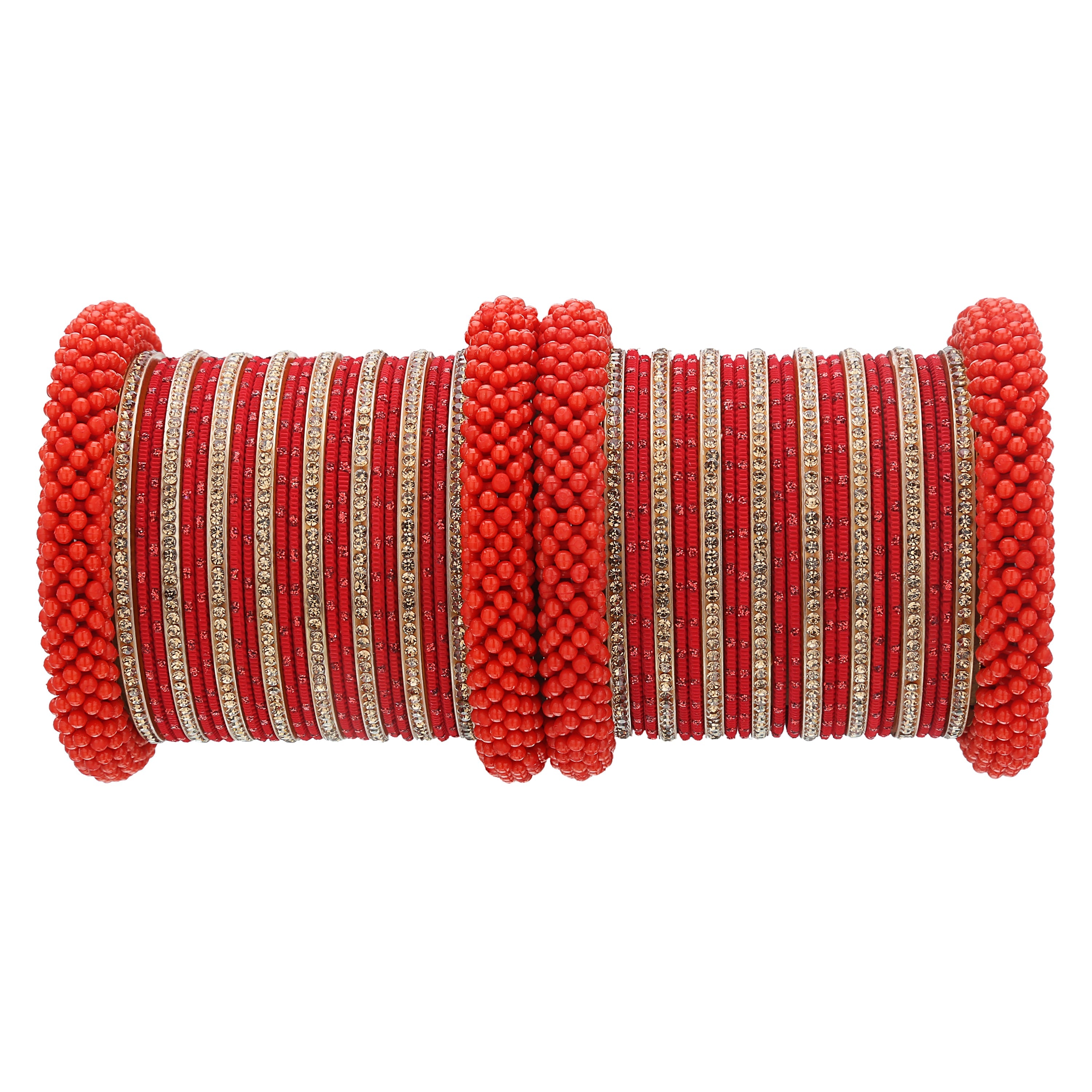 Sukriti Handmade Latest Stylish Designer Metal Bangles for Girls & Women - Set of 48