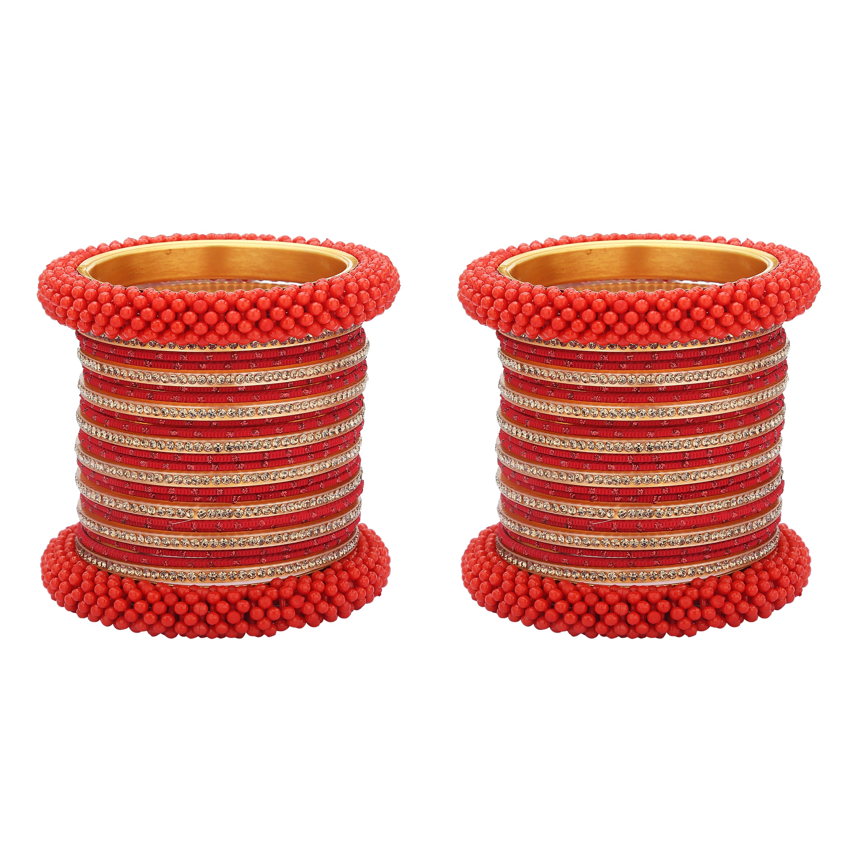Sukriti Handmade Latest Stylish Designer Metal Bangles for Girls & Women - Set of 48