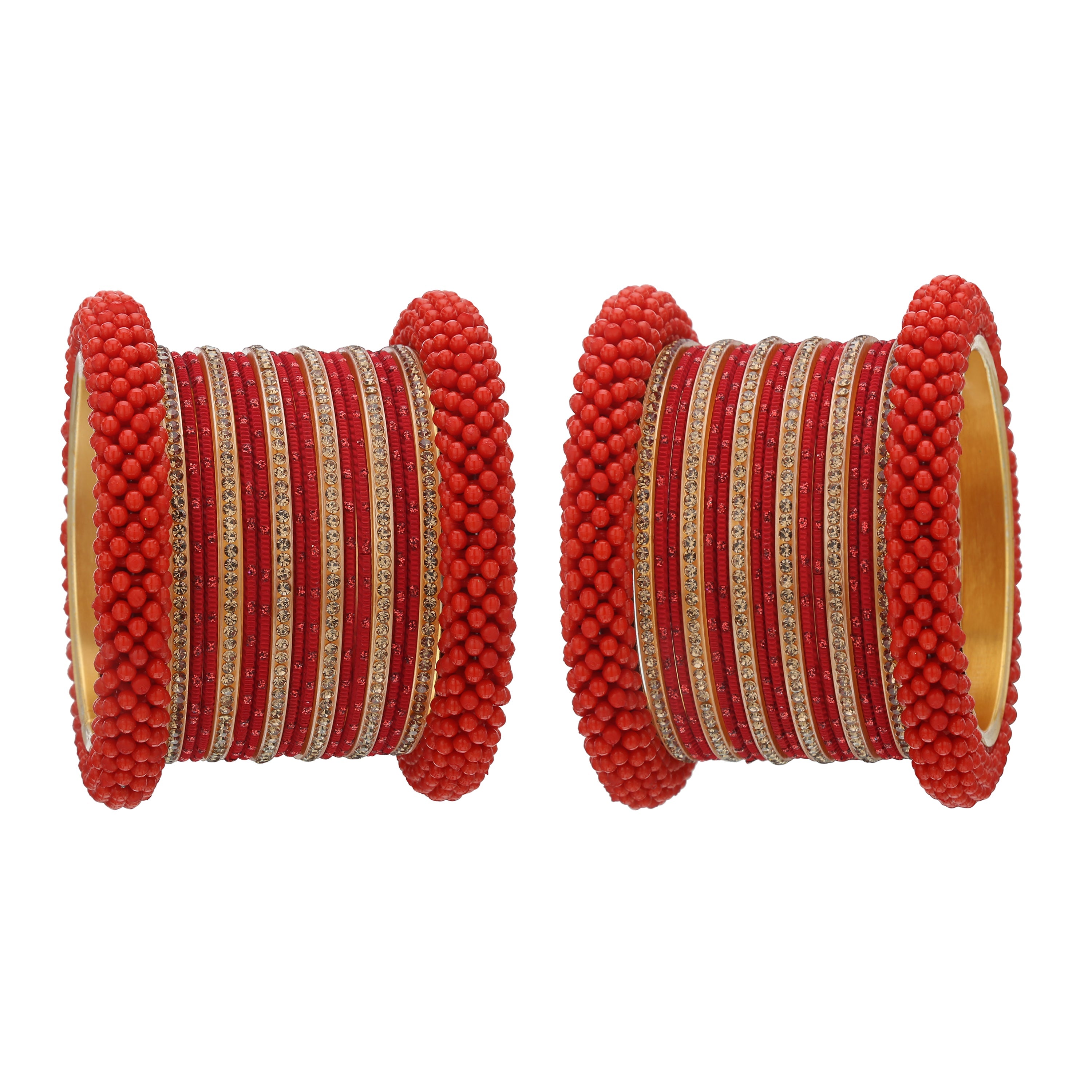Sukriti Handmade Latest Stylish Designer Metal Bangles for Girls & Women - Set of 48