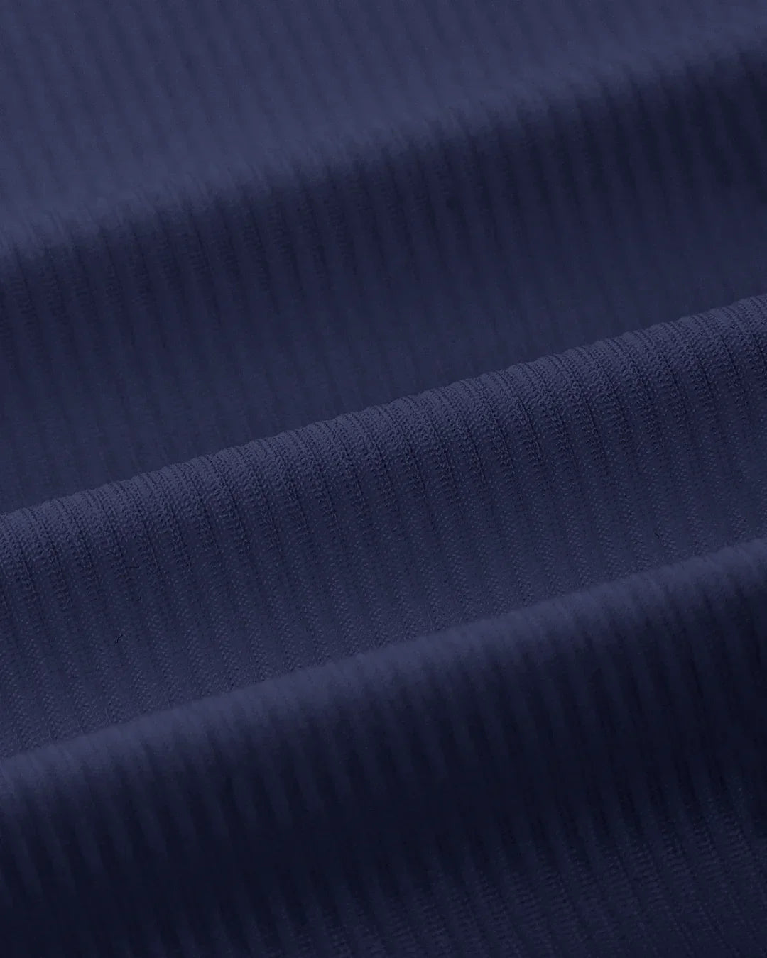 Navy Blue Ribbed Button-Down Sleeveless Top