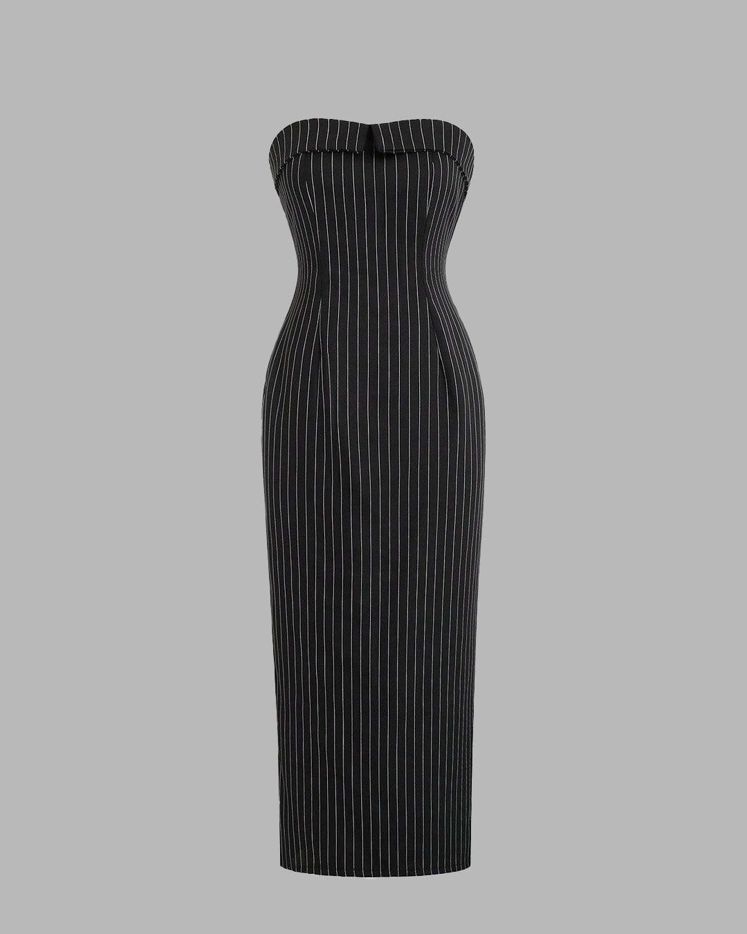 Off-Shoulder Corset  Midi Dress