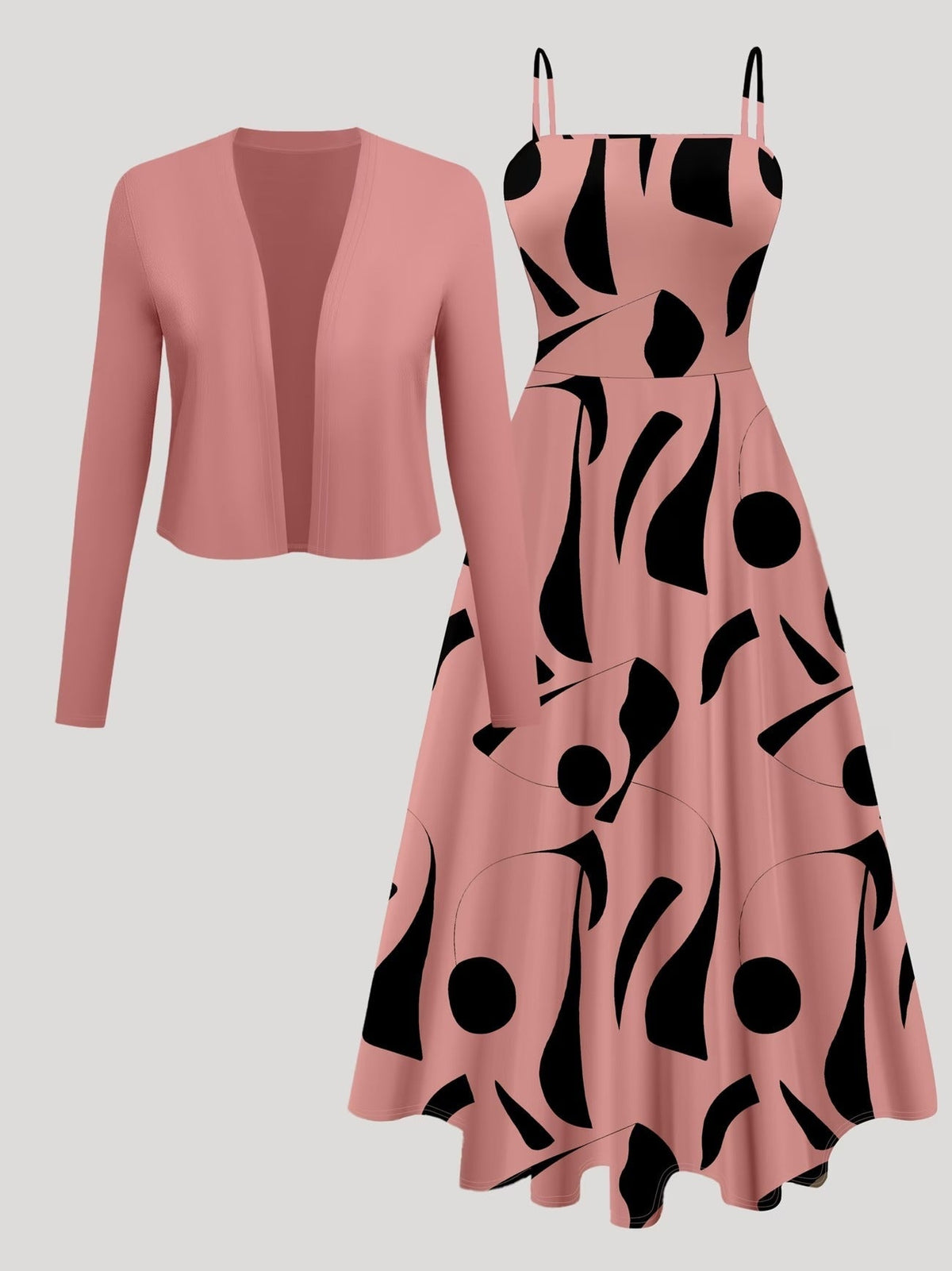 Women'S Tie Shirt Two-Piece