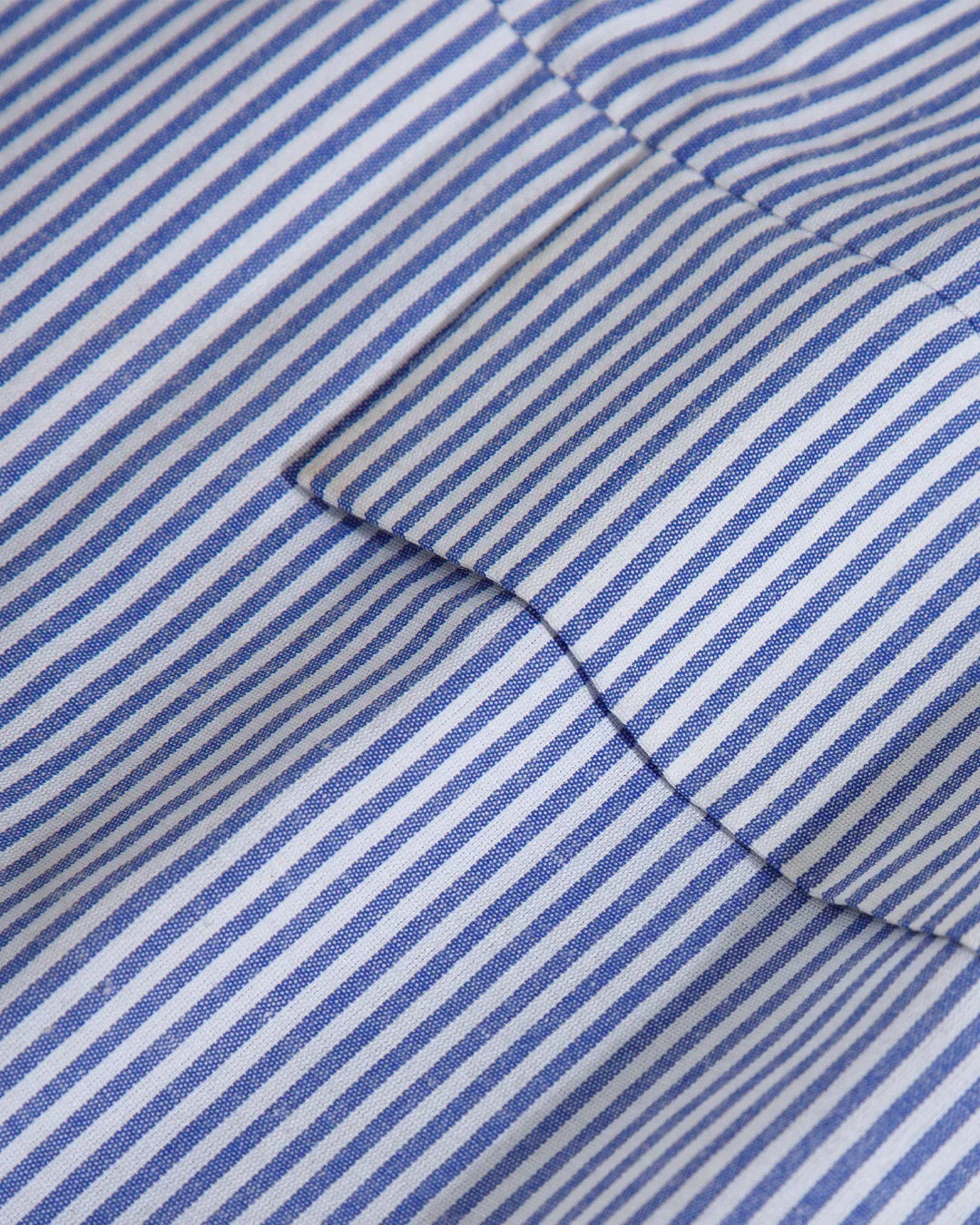Pinstripe Blazer with Ruched Sleeves