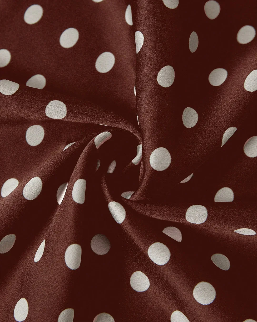 Polka Dot A-Line Long Skirt