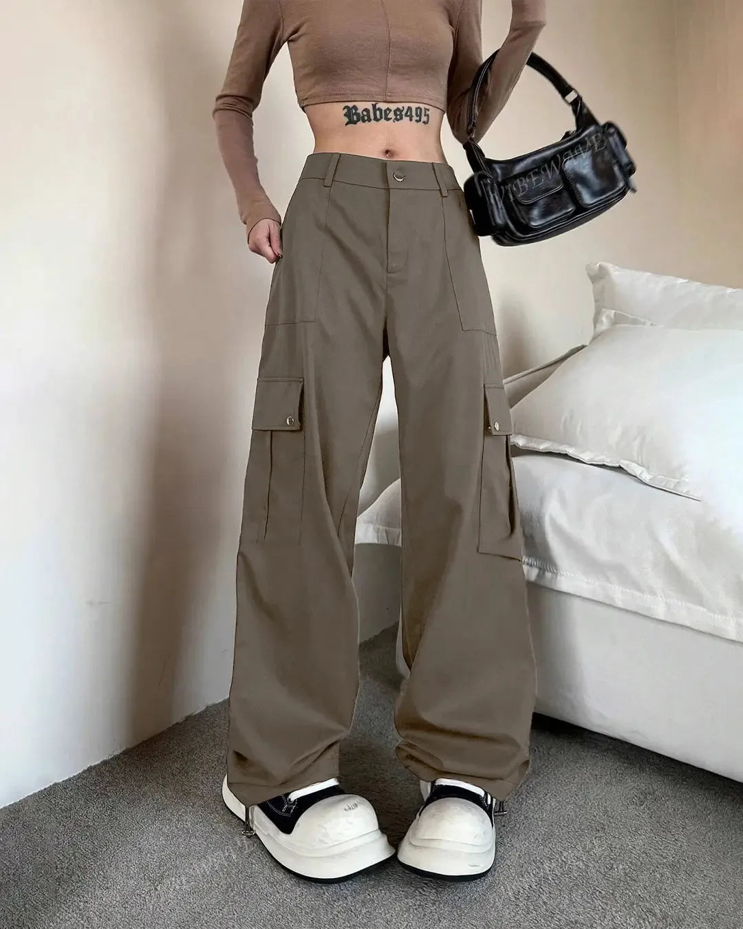 Retro Loose Fit Cargo Pants
