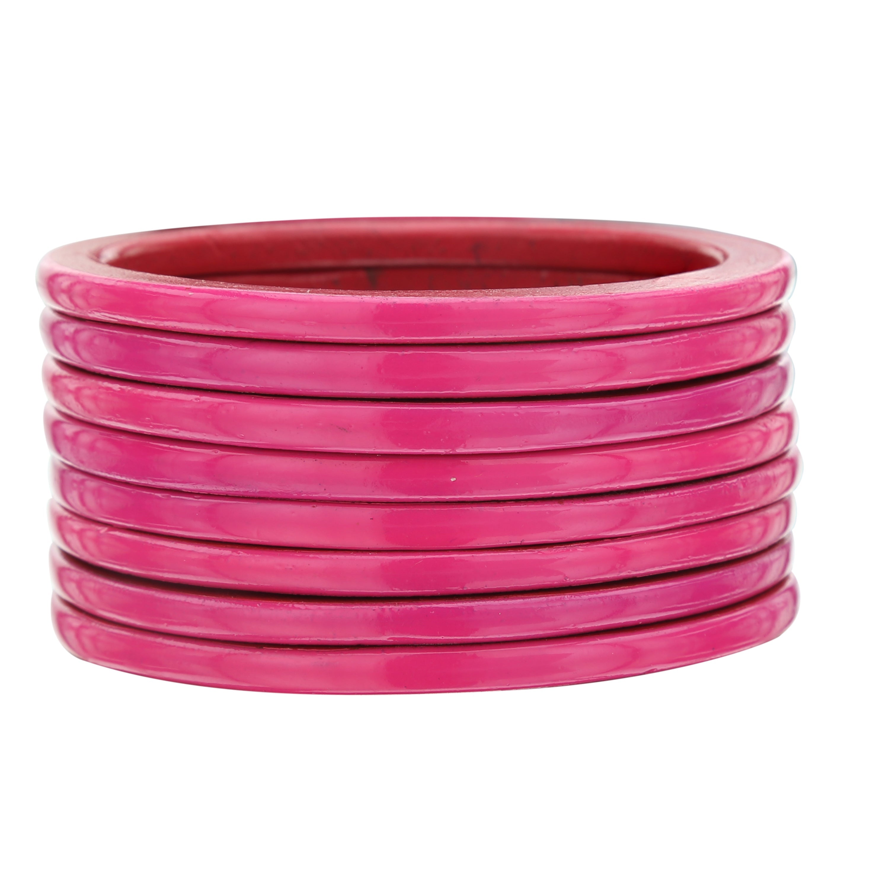 Sukriti Ethnic Bridal Wedding Lac Pink Bangles for Girls & Women – Set of 8