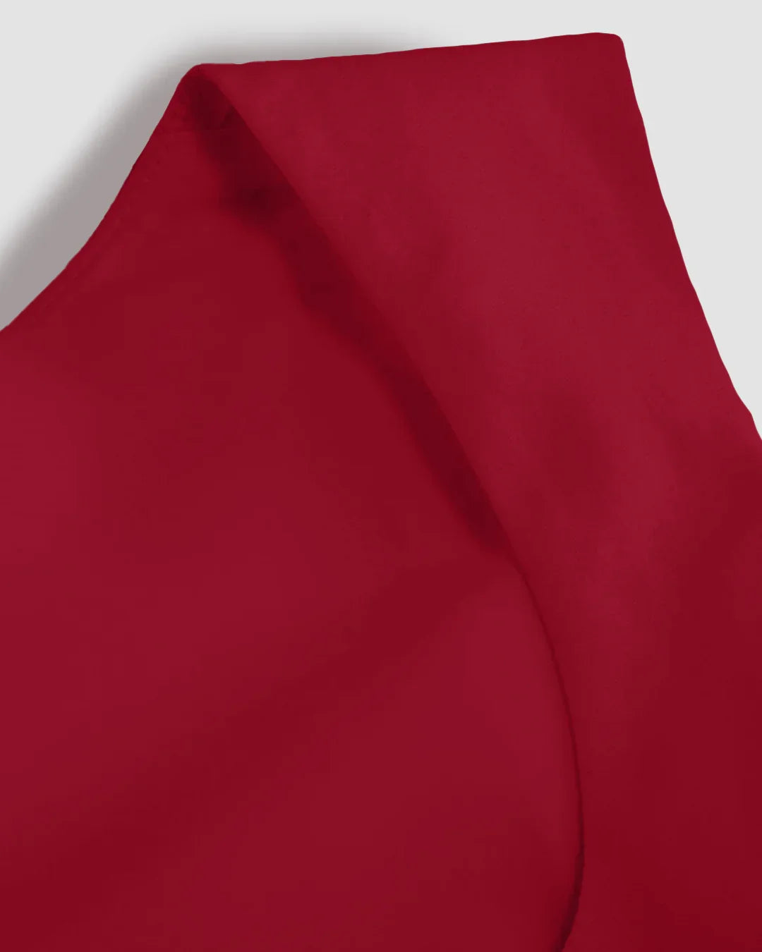 Sleeveless Square Neck A-Line Midi Dress in Cherry