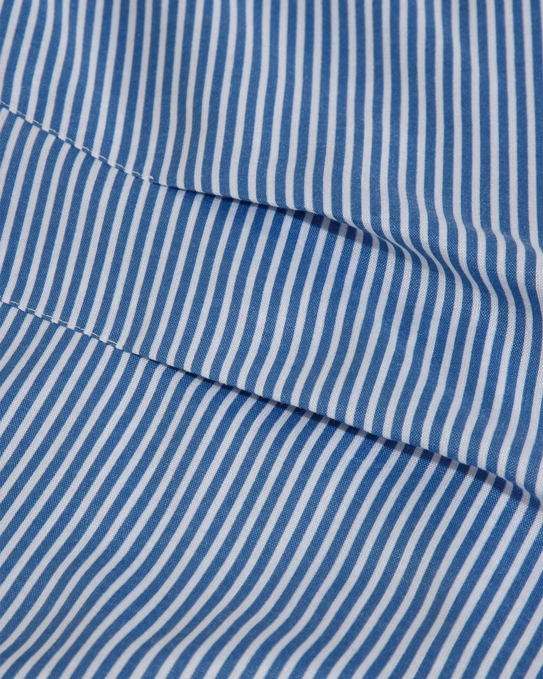 Striped Asymmetrical Wrap Shirt with Full Sleeves