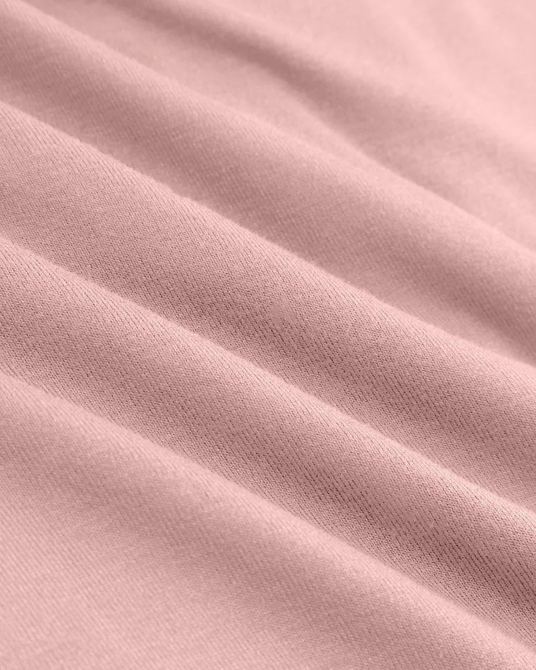 V-neck Solid Ruched Draped Cinched Waist Long Sleeve Top in Rose