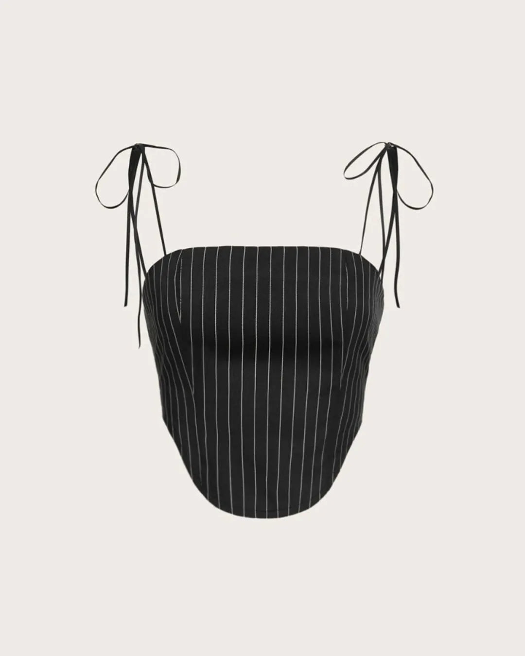 Vintage Pinstripe Corset Top