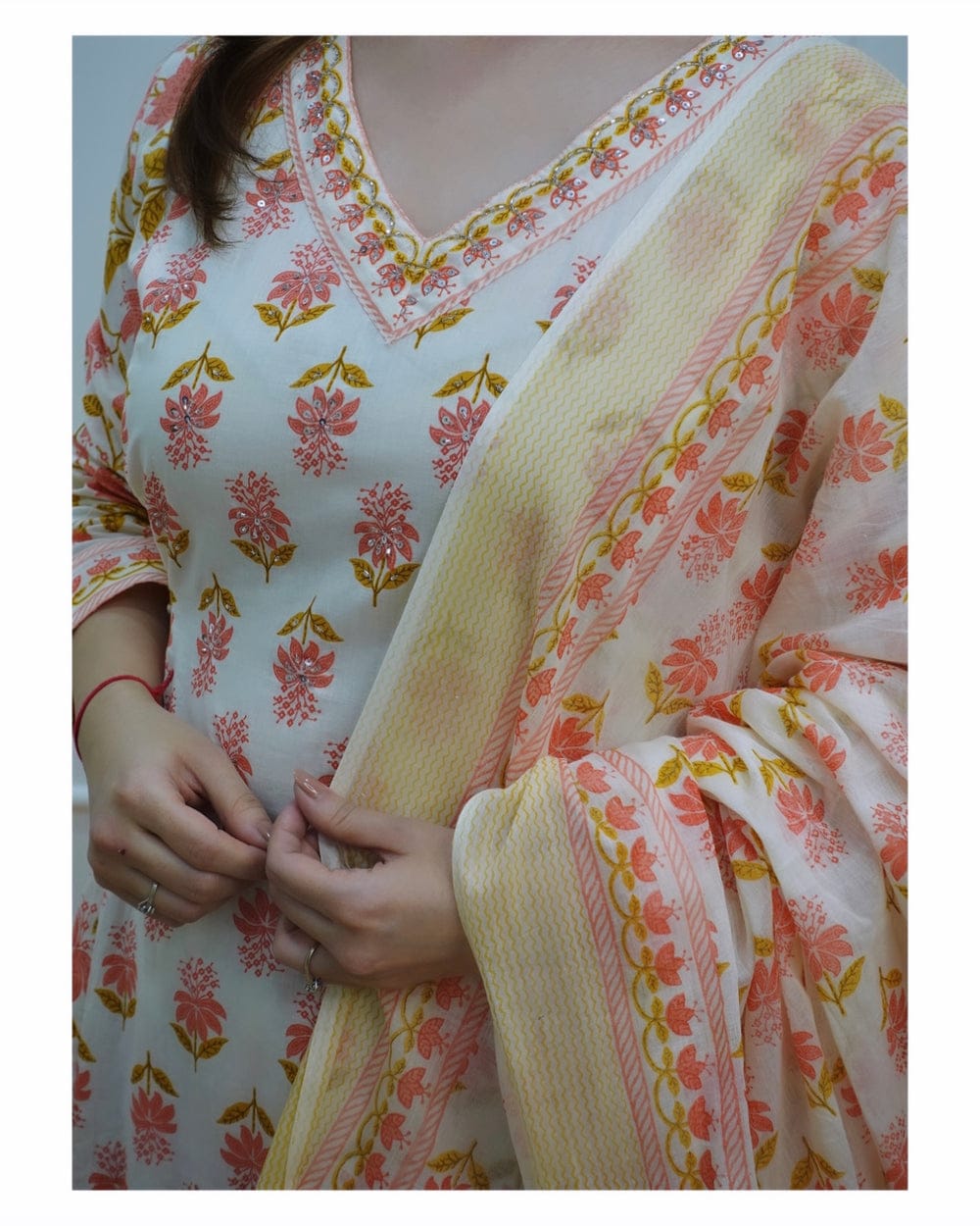 Floral Afghani Suit Set