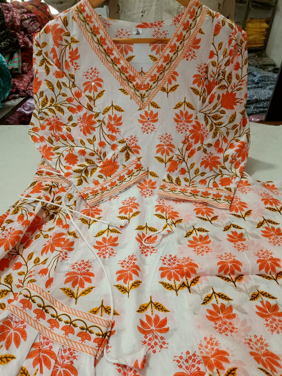 Floral Afghani Suit Set