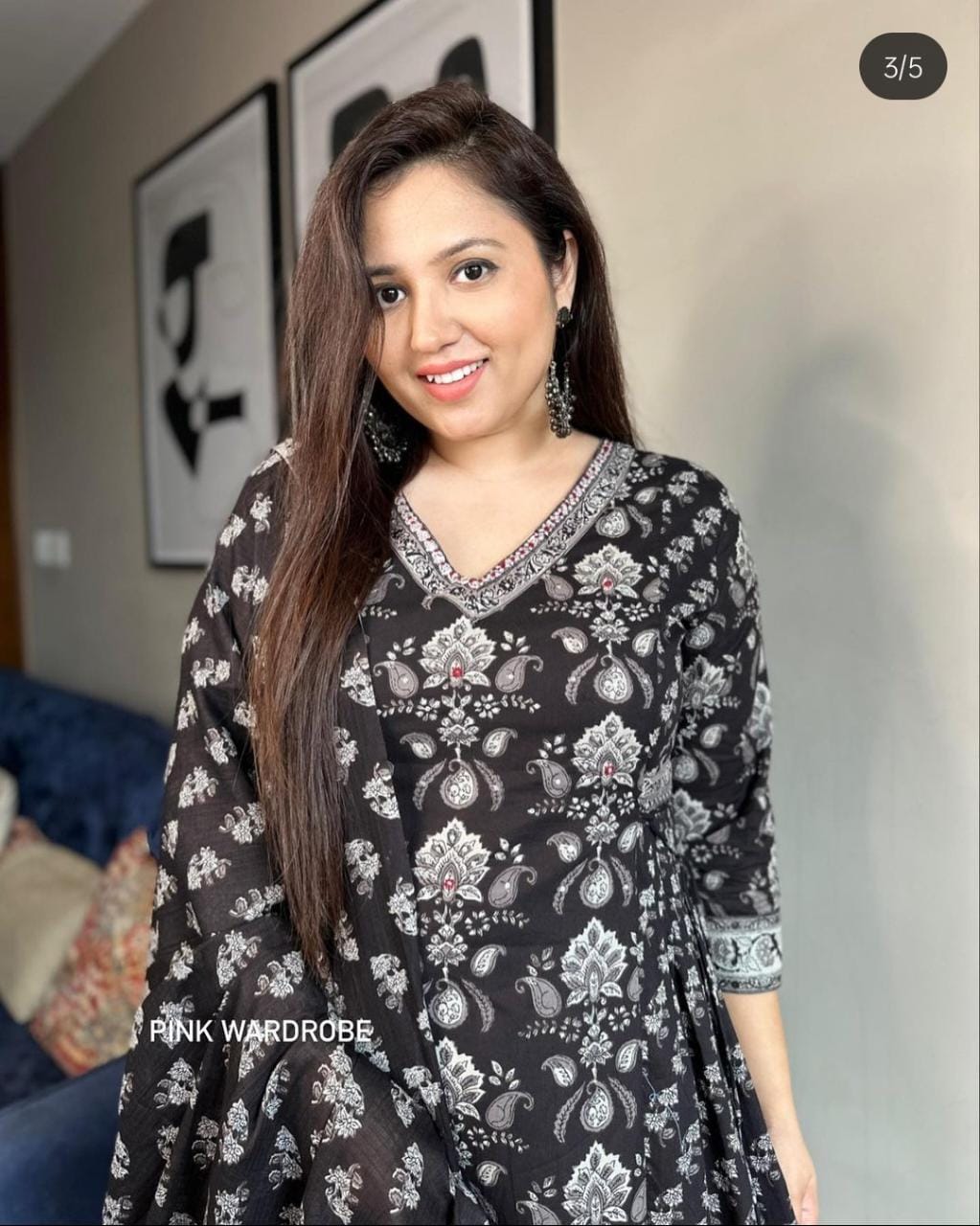 Rayon Afghani Pants with Kurti and Dupatta Suit