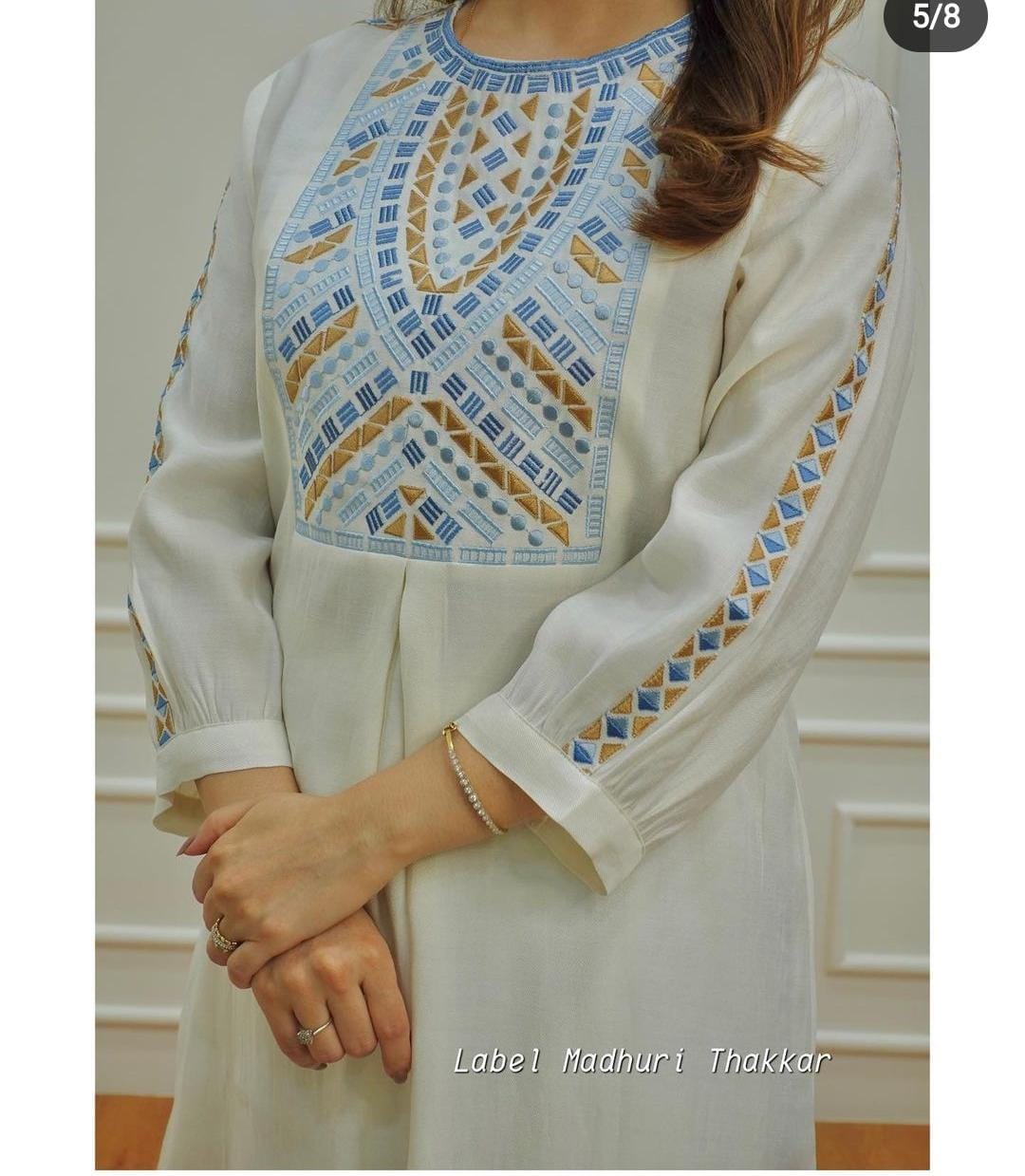 Rayon Co-Ord Set with Kurti Palazzo Embroidery