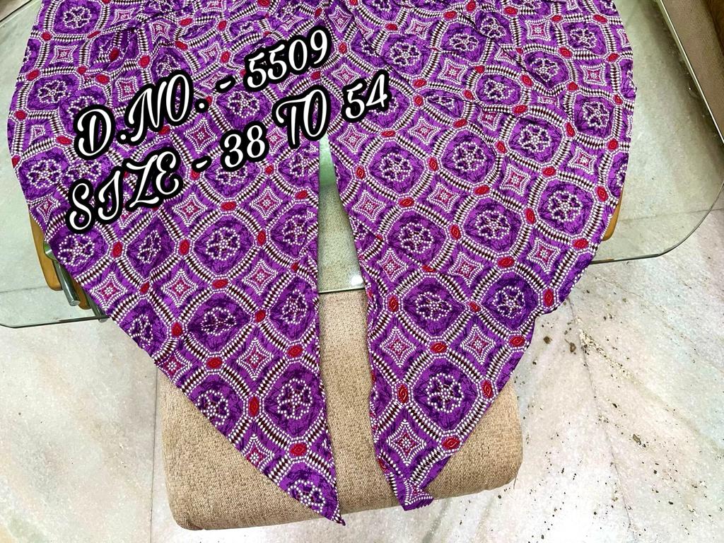 Rayon Kurti with Metal Buttons and Gotta Detailing, Paired with Rayon Tulip Dhoti Set