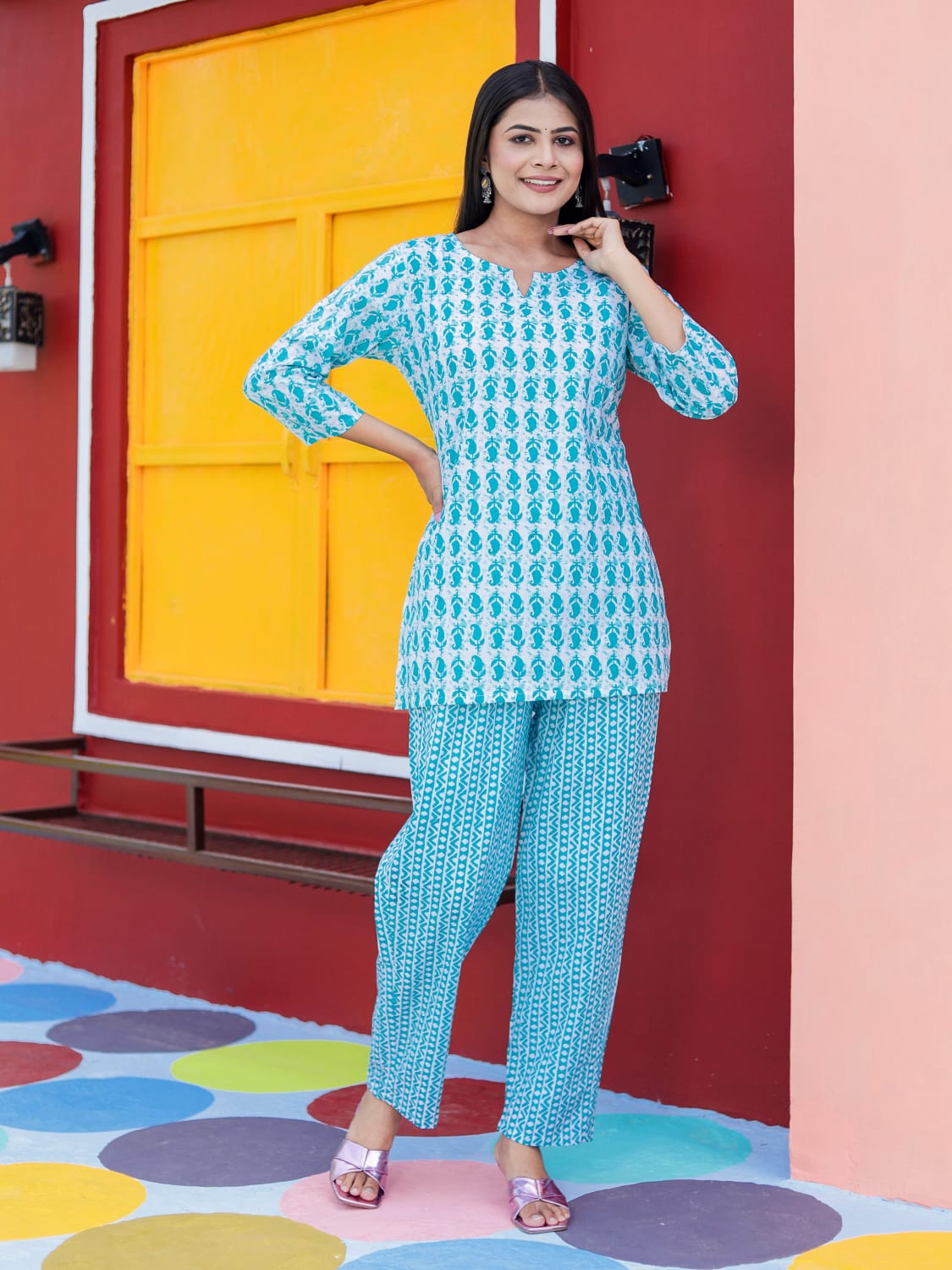 Cotton Night Suit Set
