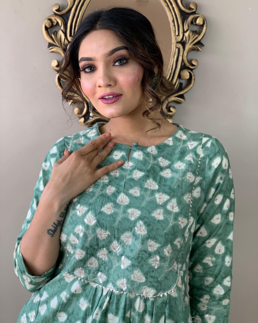 Hand Block Print Cotton Kurta Pant Set